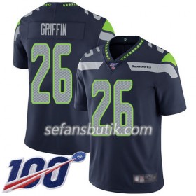 Seattle Seahawks Tröjor Shaquem Griffin 26 Nike Blå 100th - Herr